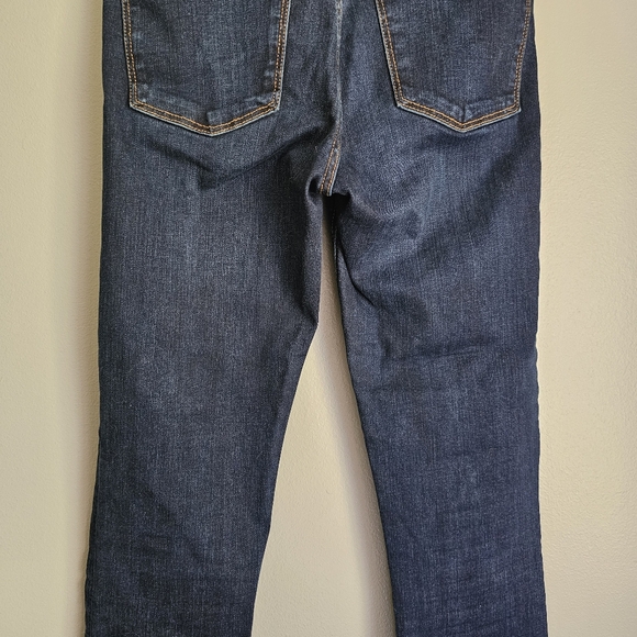 Zara Womans Blue Jeans Size US 4 EUR 36 Slim High Rise Ankle length Medium Wash - Picture 7 of 10